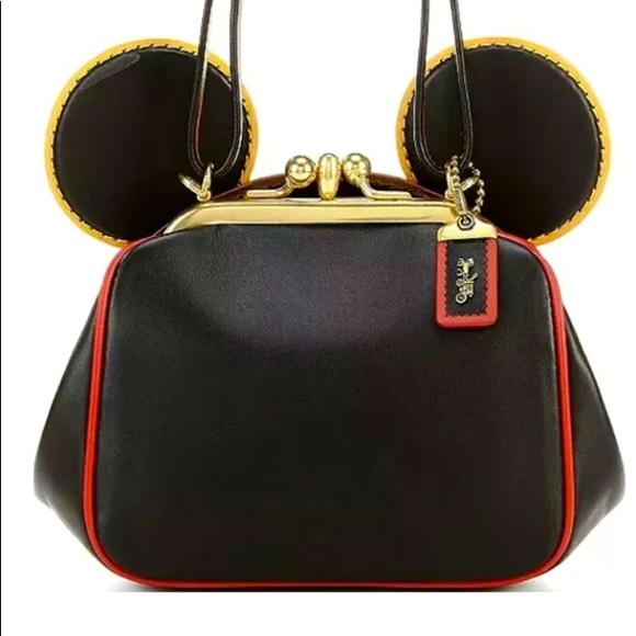 NWT 2 piece Coach Disney Keith Haring kisslock set - Picture 10 of 14